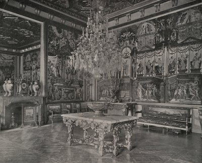 Palace of Fontainebleau, Reception Salon by French Photographer