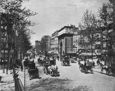 Paris - Porte Saint-Martin by French Photographer