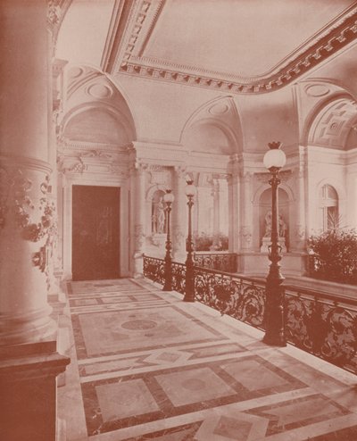 Paris: A Vestibule in the Hotel de Ville by French Photographer