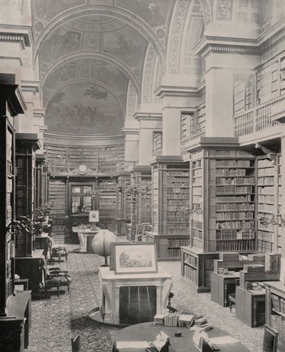 Paris: Bibliotheque of the Chamber of Deputies by French Photographer