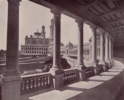 Paris: Circular Gallery of the Trocadero Palace by French Photographer