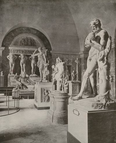 Paris: Gallery of the River God Tiber, Louvre Museum by French Photographer