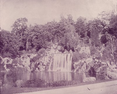 Paris: Grand Cascade in the Bois de Boulogne by French Photographer