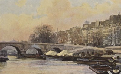 Paris, Marie Bridge by French Photographer