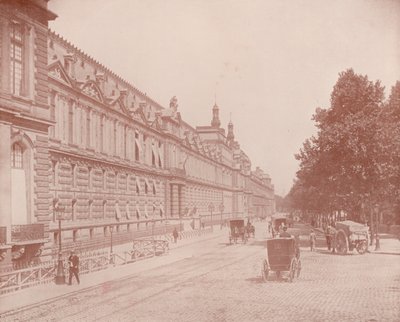 Paris: Palace of the Louvre and Tuileries, South Side by French Photographer