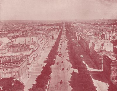 Paris: Perspective of the Champs Elysees by French Photographer