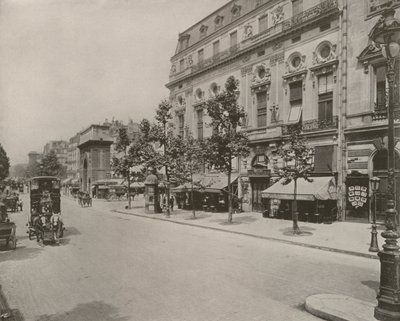 Paris: Theatre of the Renaissance and Porte St Martin by French Photographer