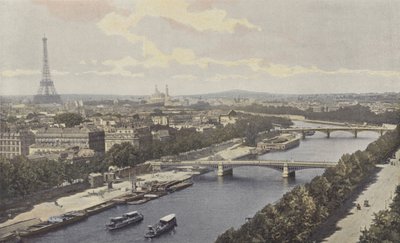 Paris, View of the Seine, Taken from the Pavilion of Flora by French Photographer