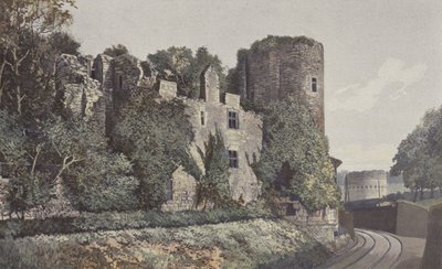 Perigueux, Chateau-Barriere and Vesone Tower, West View by French Photographer