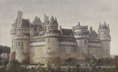Pierrefonds, Castle (View from Villers-Cotterets Road) by French Photographer