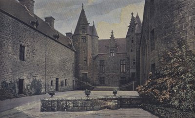 Ploubezre, Castle of Kergrist, Ensemble on the Courtyard of Honor by French Photographer