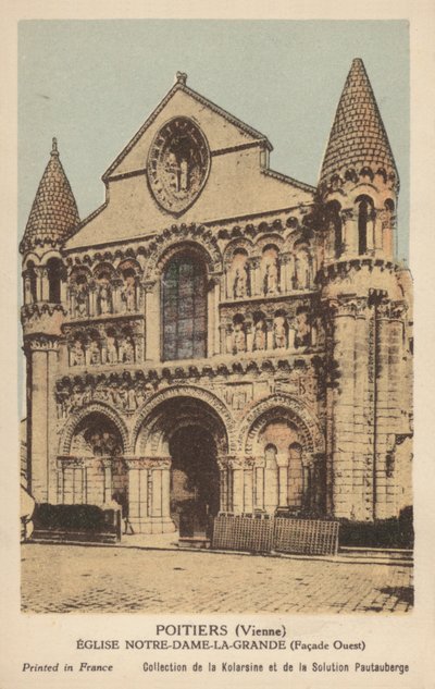 Poitiers, Church Notre Dame La Grande by French Photographer