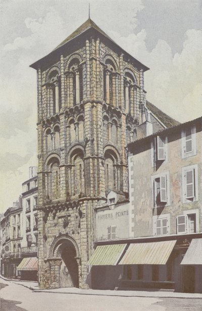 Poitiers, Saint-Porchaire Church, Bell Tower by French Photographer
