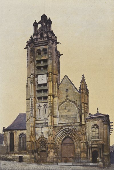 Pontoise, Church of Saint-Maclou, Facade by French Photographer