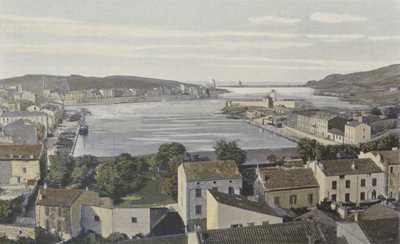 Port-Vendres, General View of the Port by French Photographer