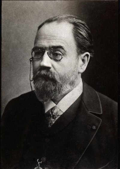 Portrait of Emile Zola by French Photographer