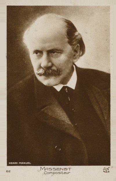 Portrait of Jules Massenet by French Photographer