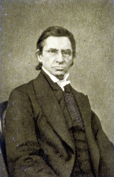 Portrait of Maximilian Emile Littré (1801 - 1881) in 1869 by French Photographer