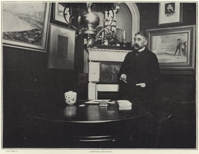 Portrait of Stephane Mallarme by French Photographer