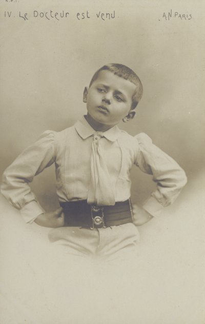 Portrait of a Little Boy by French Photographer