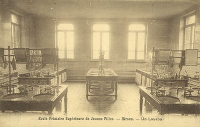 Primary School Washroom, Hirson by French Photographer