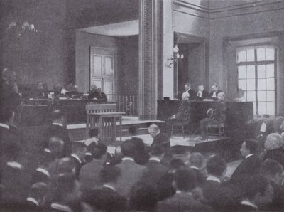 Retrial of the case of Alfred Dreyfus, French army officer wrongly convicted of treason, Rennes, France by French Photographer
