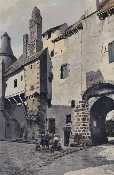 Saint-Benoit-du-Sault, City Gate and Belfry by French Photographer