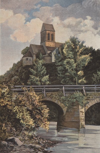 Saint-Ceneri, Church, Overall View by French Photographer