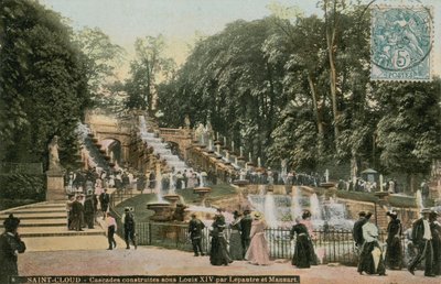 Saint-Cloud - Waterfalls Built in Honour of Louis XIV by Antoine Le Pautre and Jules Hardouin Mansart by French Photographer