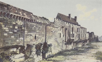 Saint-Emilion, Remains of the Ramparts to the Northwest, Malet Residence by French Photographer