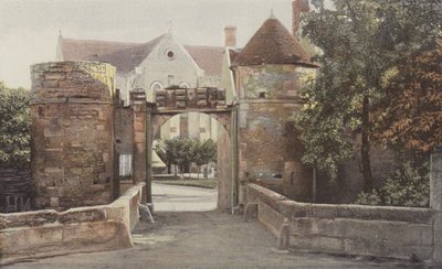 Saint-Jean-aux-Bois, Abbey Entrance (Compiegne Forest) by French Photographer