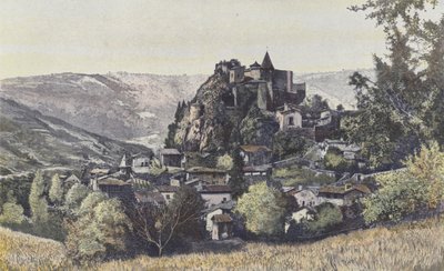Saint-Paul-en-Cornillon, View of the Hamlet of Cornillon by French Photographer