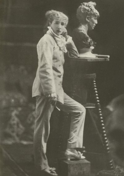 Sarah Bernhardt, in 1869 by French Photographer