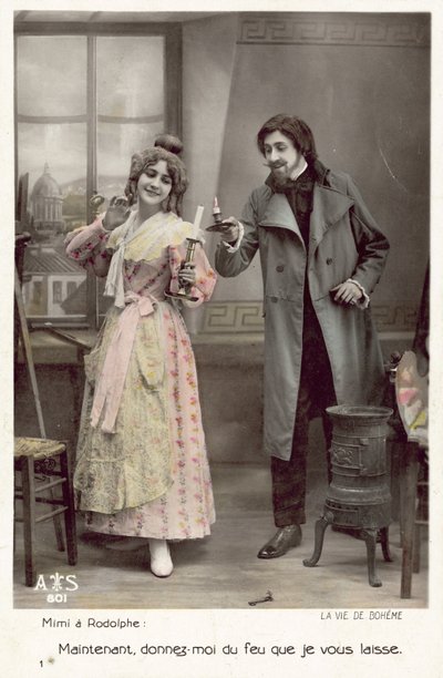 Scene from La Vie De Boheme by French Photographer