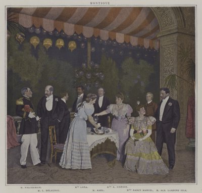 Scene from a Production of Montjoye by Octave Feuillet by French Photographer