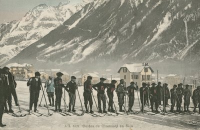 Ski Instructors at Chamonix by French Photographer