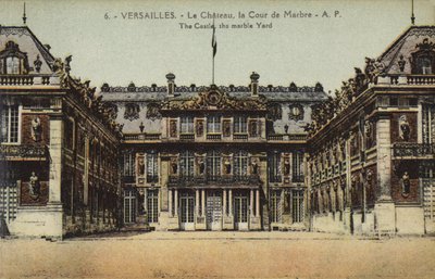The Marble Court, Palace of Versailles by French Photographer
