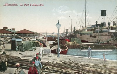 The Port, Alexandria by French Photographer