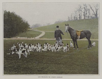 The beagles of Count Cowley by French Photographer