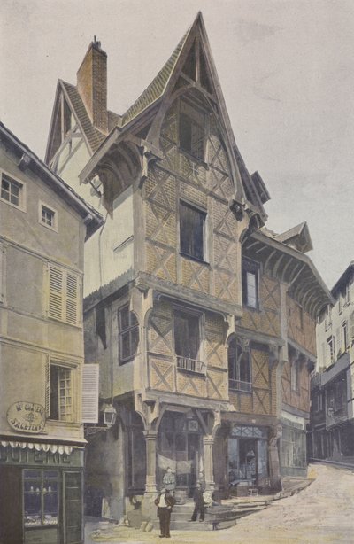 Thiers, Piroux Castle by French Photographer
