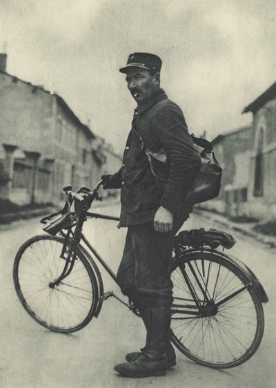 This French postman finds his bicycle very useful by French Photographer