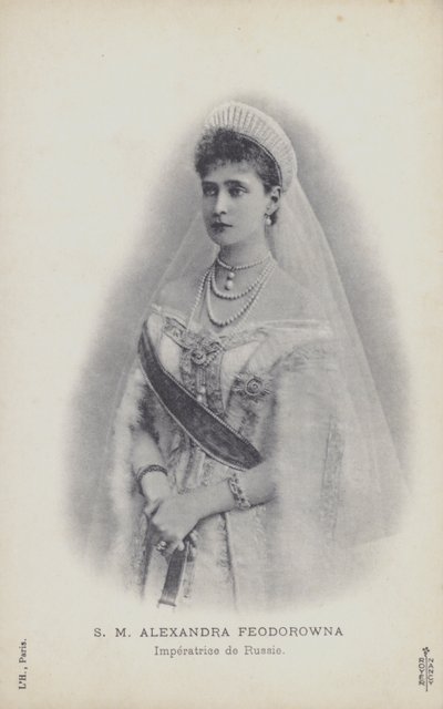 Tsarina Alexandra of Russia by French Photographer