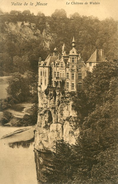 Meuse Valley, Walzin Castle by French Photographer