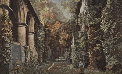 Valmont, Ruins of the Old Abbey by French Photographer