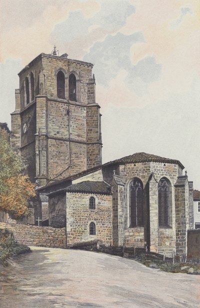 Verrieres, Church by French Photographer