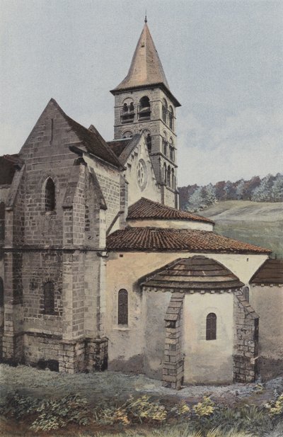 Vignory, Church, Apse and South Transept by French Photographer