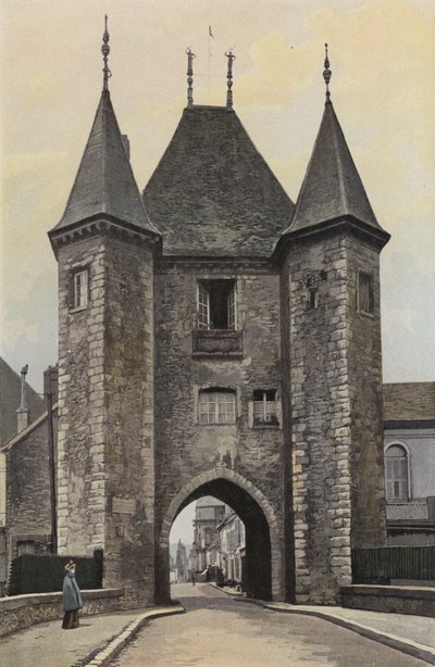 Villeneuve-sur-Yonne, Joigny Gate by French Photographer