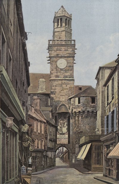 Vire, Clock Gate, Exterior Side to the City by French Photographer