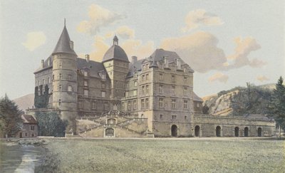Vizille, Lesdiguieres Castle, View of the Park by French Photographer