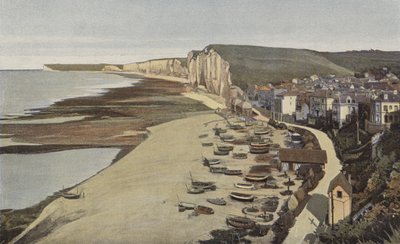 Yport, General View of the Beach by French Photographer